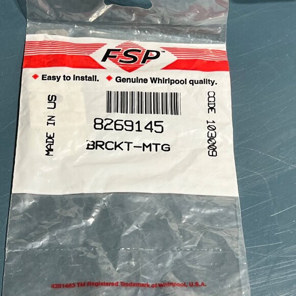 FSP Genuine Whirlpool 8269145 Dishwasher Mounting Bracket OEM - Picture 2 of 2